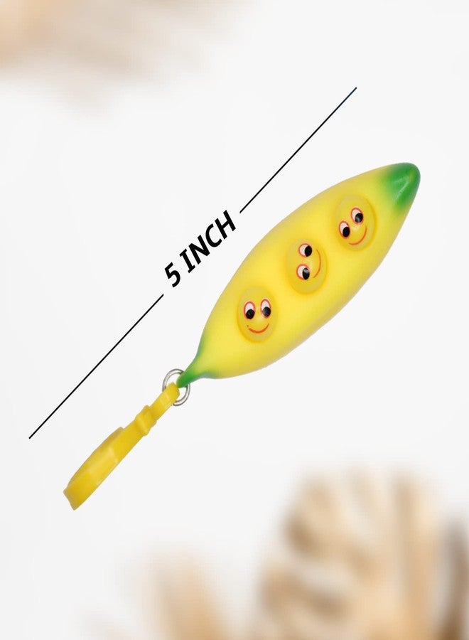 BOXO Banana Emoji Keychain for Kids and Adults Set Of 2 - Image 2